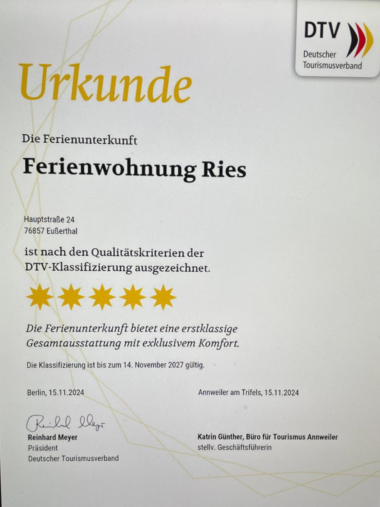 Ferienwohnungen Ries Eusserthal Exteriér fotografie